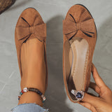 Chic Bowknot Wedge Heels - Lightweight, Comfortable, Slip-On Platform Shoes for Women - Perfect for Casual Daily Wear, Outdoor Activities, and Special Occasions