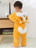 One Piece Boys Lovely Puppy Pattern Jumpsuit for Halloween, Christmas, New Year, Valentine's Day