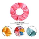 22 Colors Korea Velvet Hair Scrunchie Elastic Hair Bands Solid Color Women Girls Ropes Headwear Ponytail Holder Hair Accessories