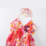 kamames New Summer Printed Lace Dress Shows A Slim Dress At The Waist And 2298106.