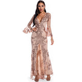 Zingj vintage Maxi Club woman summer sequin dress women party night glitter bodycon black White long dress ladies dresses vestido