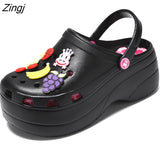 kamames Summer Women Slippers Platform Fashon Outdoor Garden Shoes Female Pool Sandals Bathroom Flip Flops Mules Beach Slippers