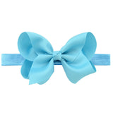 1 PCS Newborn Kids Headband Bows Grosgrain Ribbon Bow Elastic Headwear Headbands Hair Bands DIY Hair Accessories 608