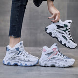 kamames Shoes Ladies High Top Sneakers Winter 2022 Lace-up Warm Plush Platform Shoes Women's Casual Sport Shoes Zapatillas Mujer