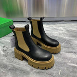 kamames Boots Suede Leather Women Flat Platform Short Boots Ladies Shoes Fashion Autumn Winter Boots Platform Shoes