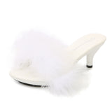 kamames Three-Dimensional Flowers Slippers Summer Transparent Sandals Beach Shoes Thin High Heels Walk Show Crystal Party Women Shoes