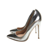 kamames Pumps Pointed Toe high heels 12 cm Women Shoes Prom Wedding Shoes Brand Designer Stiletto Shallow Gold YG018 ROVICIYA