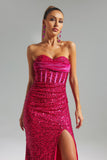 Kamames Alison Strapless Sequins Maxi Dress