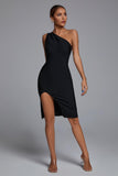 kamames Barbara One Shoulder Cocktail Dress