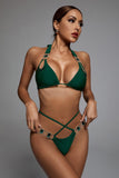 kamames Crystal Diamond Bikini - Green