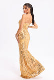 kamames Clara Golden Sequins Dress