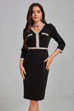 kamames Cora High Waist Sheath Dress