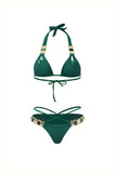 kamames Crystal Diamond Bikini - Green