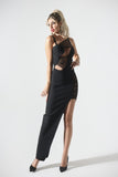 kamames Gricely Mesh Maxi Bandage Dress