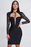 Kamames Dakamo Lace Midi Bandage Dress