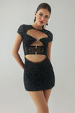 kamames Davo Lack Cutout Mini Dress