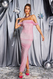 kamames Dolores Rhinestone Gradient Maxi Dress