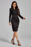 kamames Dora Commuter Sheath Midi Dress