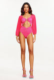 kamames Edwia Cut Out Puff Sleeve Swimsuit