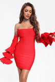 kamames Eliza Strapless Bandage Mini Dress