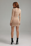 kamames Evie Cutout Knitted Mini Dress