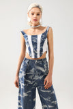 kamames Gwen Printed Denim Set