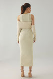 kamames Hazada Knitted Dress - White