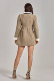 kamames Irene Princess Style Tweed Mini Dress