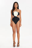 kamames Kiwis Flower Halter Swimsuit