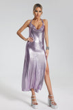 kamames Kyla Metallic Mesh Dress