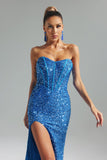 kamames Laurie Strapless Sequins Maxi Dress