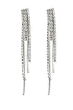 kamames Leena Rhinestone Tassel earrings