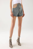 kamames Lerae Chains Denim Shorts