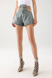 kamames Lerae Chains Denim Shorts