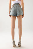 kamames Lerae Chains Denim Shorts