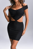 kamames Lusya Cutout Mini Bandage Dress