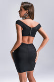 kamames Lusya Cutout Mini Bandage Dress