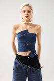 kamames Maisie Denim Tube Top