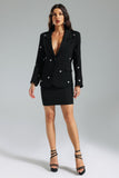 Kamames Michelle Heart Beading Blazer