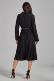 kamames Natalie Pleated Blazer Midi Dress