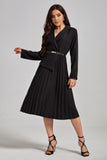 kamames Natalie Pleated Blazer Midi Dress