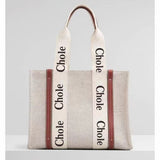 KAMAMES Xiaohongshu Kou's Same Letter Printed Canvas Bag Large Capacity Handbag Internet Celebrity Tote Bag Women's Shopping Bag Fashion