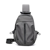 2025  casual messenger bag, simple and versatile men's outdoor sports breast bag, large-capacity student shoulder messenger bag