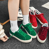 kamames Spring New Suede Retro Lovers Shoes Versatile Lace up Casual Men's and Women's Canvas Shoes Trend Skate Shoes