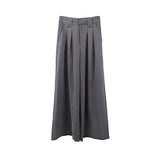 2025 THE MIND Tencel Drop Wide Leg Casual Pants Women's 2025 Thirteen Lines Early Spring High Waist Versatile Long Pants T008