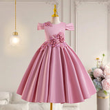 Kamames  Festival Wedding Banquet Evening Dress Girl Dress Baby Phoenix Waist Decorations Lolita Girl Princess Dress