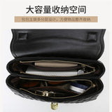 2025 Bag Spring Women's Versatile Messenger Bag Fashion Rhombus Handbag Baigou Bag Premium Shoulder Women's Bag