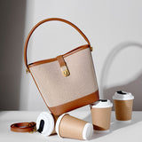 KAMAMES 2025 Bag Women's popular New Bucket Bag Crossbody Handbag Premium Sense Niche Commuter Woven Shoulder Bag