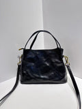 Crossbody bag first layer vegetable tanned cowhide retro leather women's bag New new model with capacity portable tote bag 96045