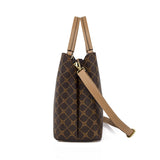 2025 Women's Handbag popular New Women's Bag Premium Light Luxury Large Capacity Women's Tote Bag Soft Leather Commuter Printed Bag